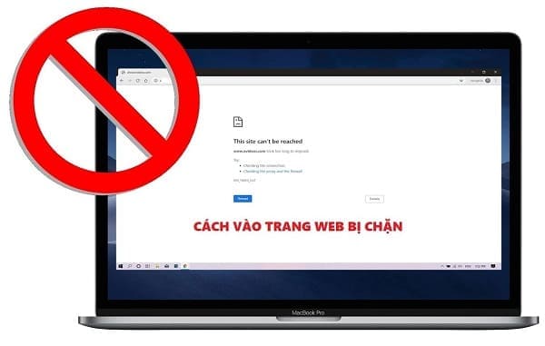 Vào trang web bị chặn qua IP